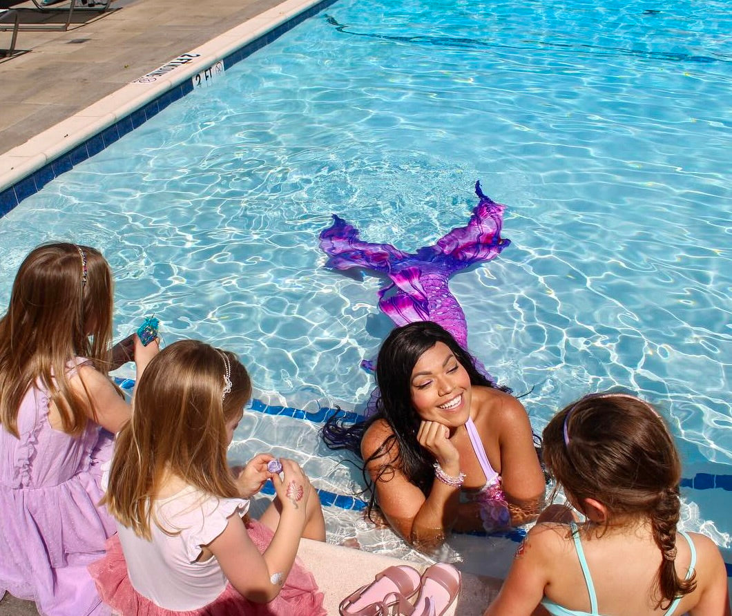 Mermaid birthday party in Miami