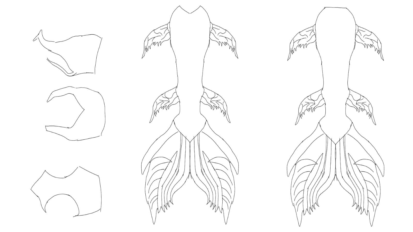 AquaMermaid custom mermaid tail fin and top options